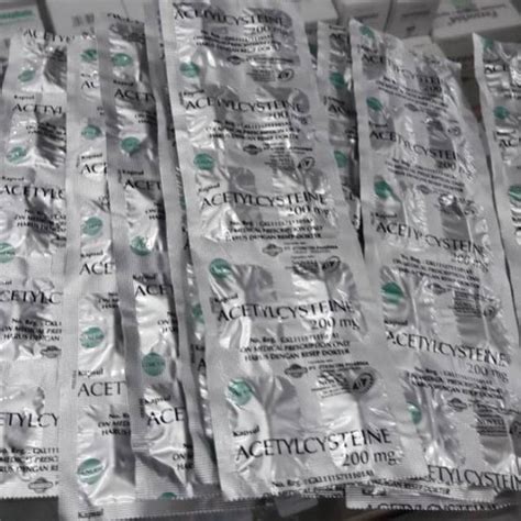 Jual Acetylcysteine 200mg Di Lapak Apotik Rauf Bukalapak