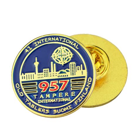 Factory Personalised Pin Badges Metal Enamel Pin Lapel Custom Pin Badge