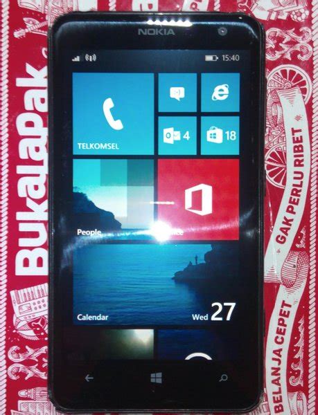 Jual Nokia Lumia 625 625h Windows Phone Hp Dusbuk Minus Kamera Error