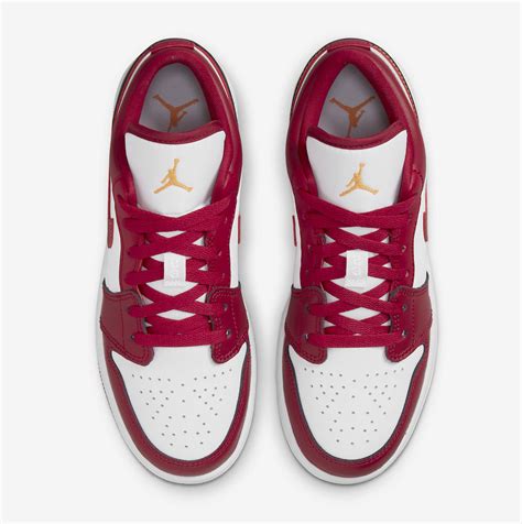 Air Jordan 1 Low Appears In Cardinal Red Sneakers Cartel