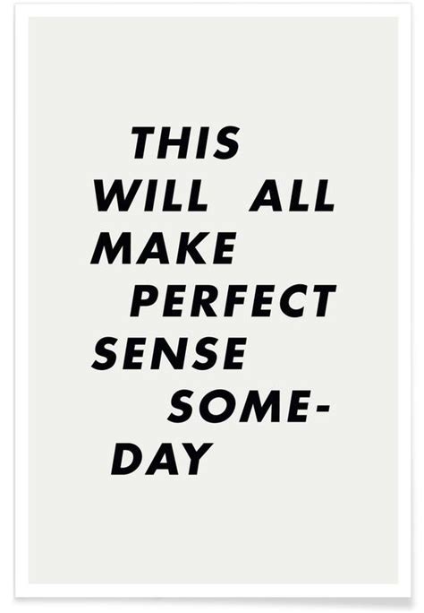 Perfect Sense Poster Juniqe