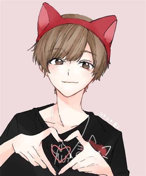 なる On Twitter Anime Neko Cute Anime Boy Cute Boy Drawing