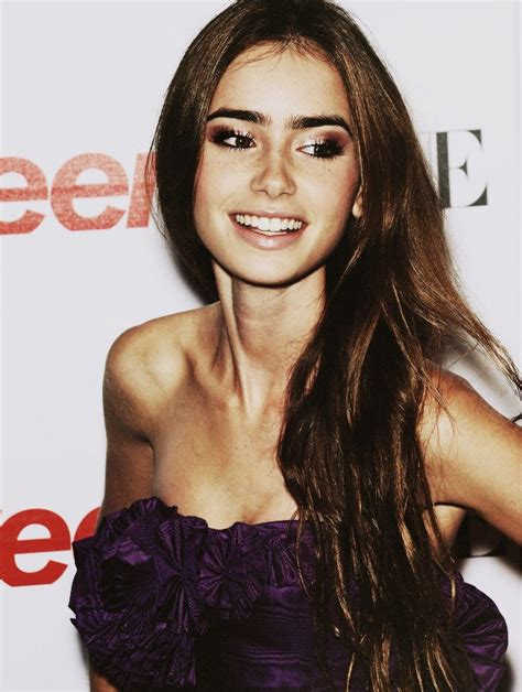 Lily Collins Unibrow