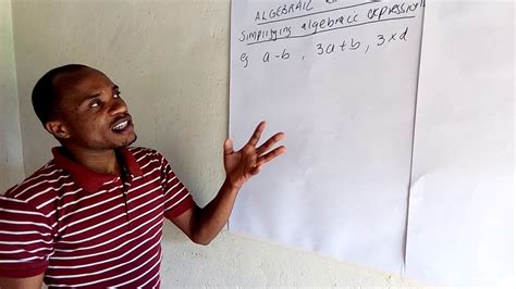 As the student will see, algebra depends only on the patterns that the symbols make. Form 1 Maths Lesson : Algebraic Expressions Part 1 - YouTube