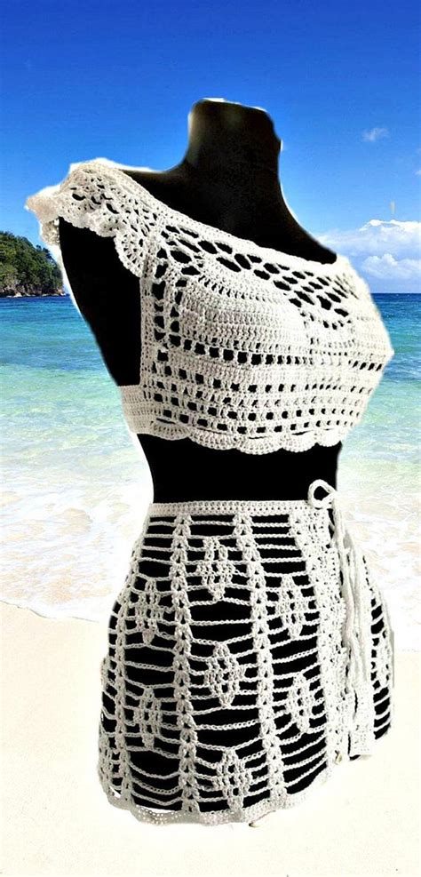 Crochet Top Beach Top Crochet Fashion Crochet Clothing Etsy In