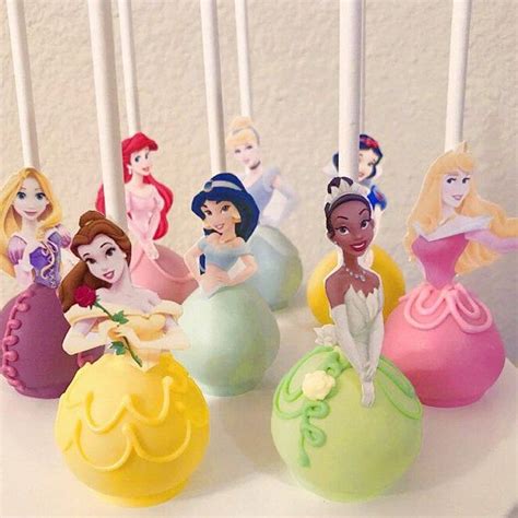 Disney Princess Cake Pop Toppers Printables Digital All Etsy