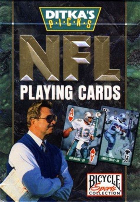 2.5 x 3.5 inspire a love of reading with amazon book box for kids 1993/94 - Bicycle Sports Collection - Ditka's Picks - NFL Playing Cards