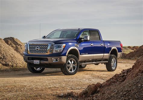 For exhaust you can go cheap and get just the race pipe, go with a full stainless 4 or 5 inch setup from flo pro or go crazy with a cft custom stainless exhaust. ReadyLIFT | 3"F / 2"R SST Lift Kit - Nissan Titan XD 2016-2019