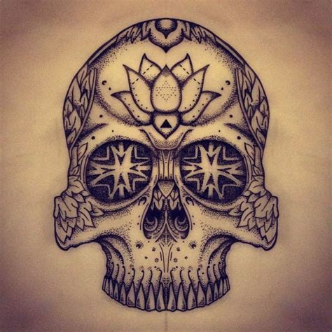 Pin By Terri Striker On Artwork Tattoos Skull Mandala Tattoo Design