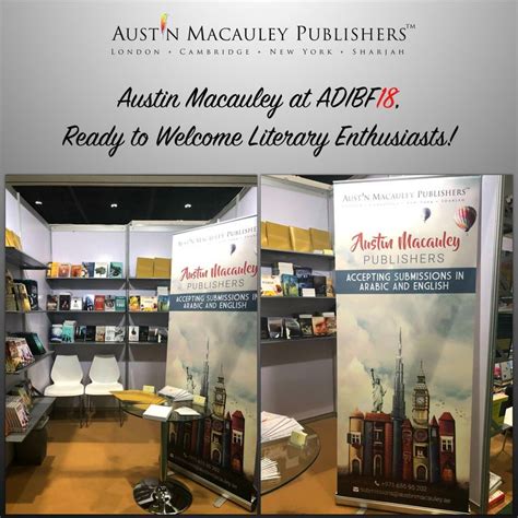 Austin Macauley At Abu Dhabi International Book Fair 2018