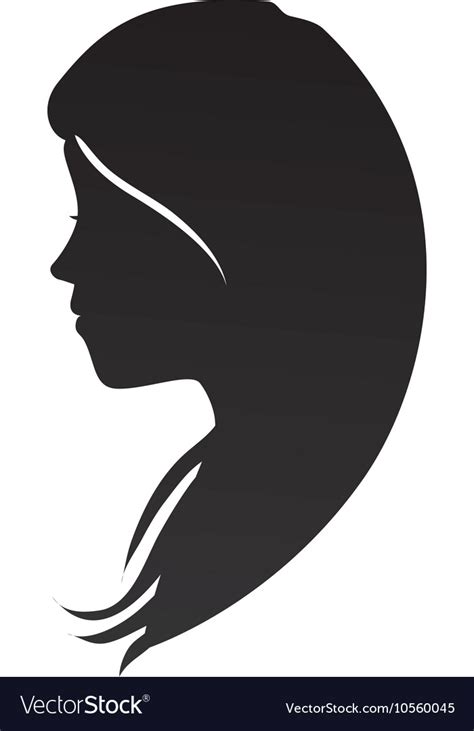 Female Head Profile Silhouette By Merio Silhouette Pa