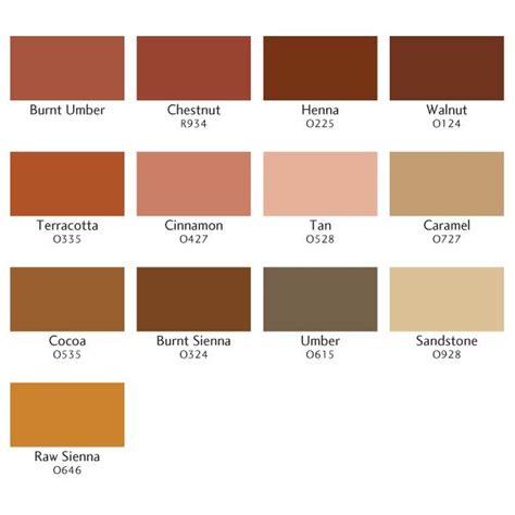 Burnt Umber Color Combination Corrin Castellanos