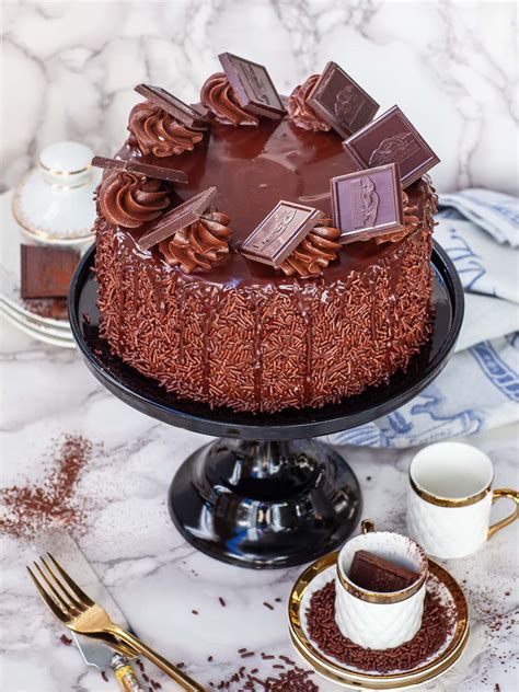 The Best Dark Chocolate Cake Recipe Video Tatyanas Everyday Food