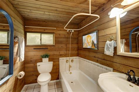 Log Cabin Master Bathroom Ideas Best Design Idea