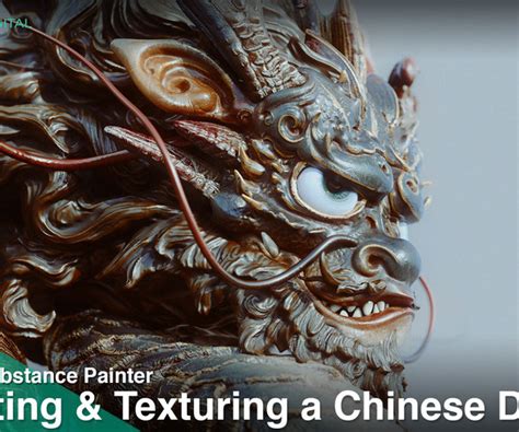 Artstation Sculpting And Texturing A Chinese Dragon Subtitled