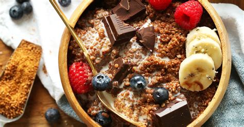 Fiber — along with adequate fluid intake — moves quickly and relatively easily through your digestive tract and helps it function properly. How To Eat Chocolate For Breakfast And Feel Good About It ...