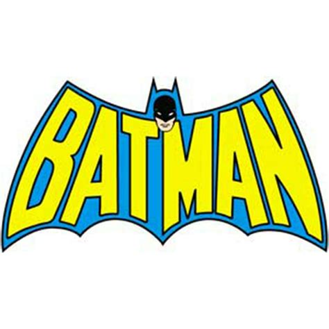 6” Batman Retro Logo Sticker
