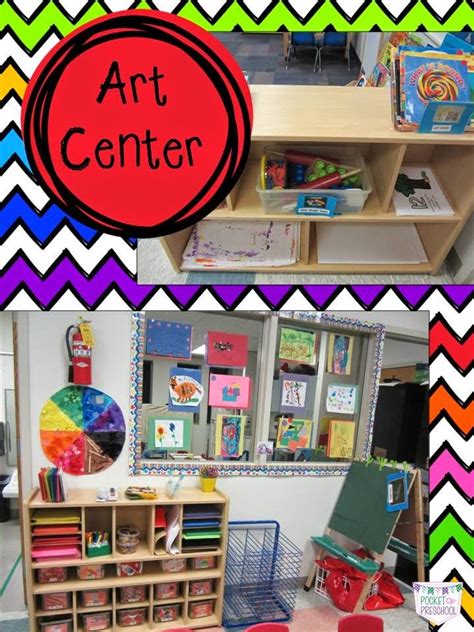 Pocket Of Preschool My Classroom Art Center Preschool Art Center
