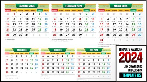 Kalender Januari 2024 Lengkap Dengan Tanggal Merah Hari Libur Dengan