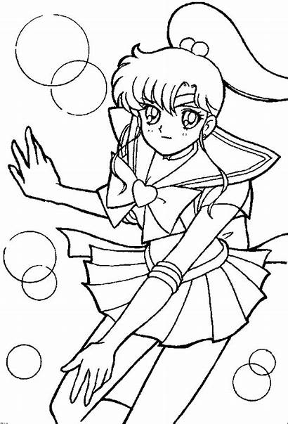 Coloring Pages Moon Sailor Printable Luna Silor