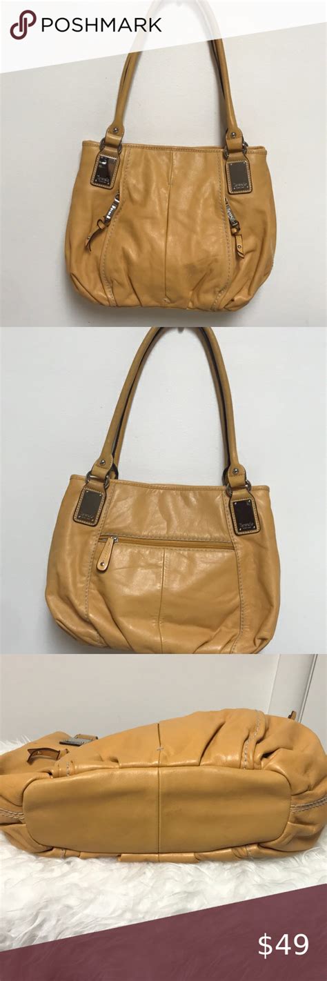 Tignanello Leather Shoulder Bag This Leather Is Durable And Super