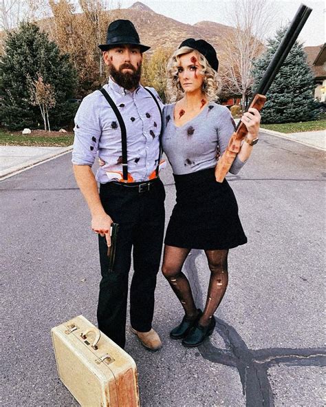 Couples Costume Bonnie And Clyde Couples Halloween Outfits Couples