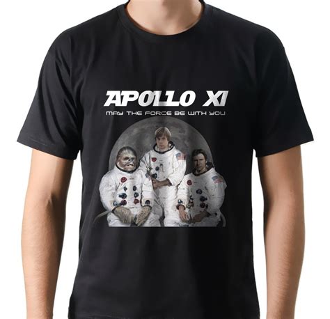 Camiseta Camisa Nerd Geek Nasa Star Wars Apollo 11 Apollo Xi