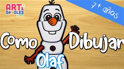 Como Dibujar A Olaf De Frozen 2 Paso A Paso Fácil Para Niños Youtube