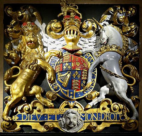 Royal Coat Of Arms In The Tower Of London London England Tower Of