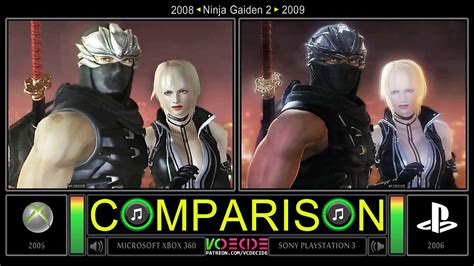 Ninja Gaiden 2 Xbox 360 Vs Playstation 3 Side By Side Comparison