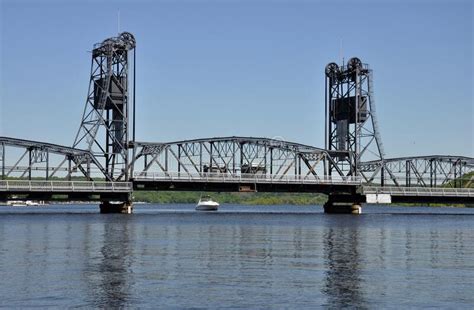 By the time the 1961 stillwater comprehensive plan came out, the new bridge was. The Lift Bridge At Stillwater, Minnesota. Stock Image ...