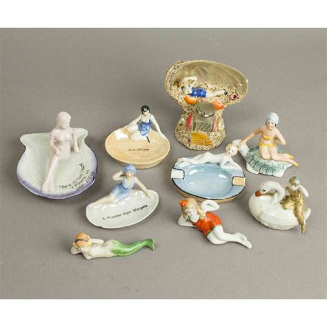 Porcelain Bisque Bathing Beauties Japanese Mfg Witherell S Auction House