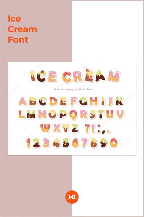 10 Best Ice Cream Fonts For 2021 Free And Premium Masterbundles