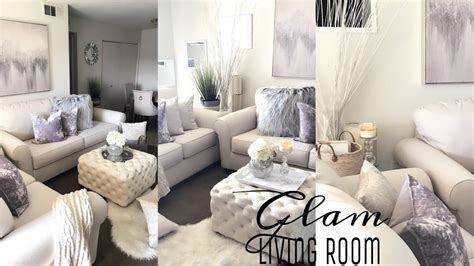 Glam Living Room Decorating Ideas Gray Accessories Youtube