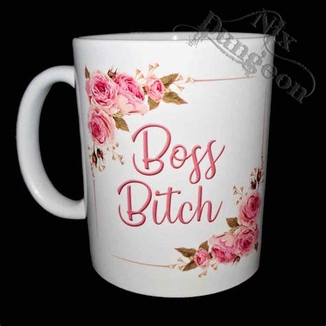 Boss Bitch Mug On The Hive Nz Sold By Nix Dungeon
