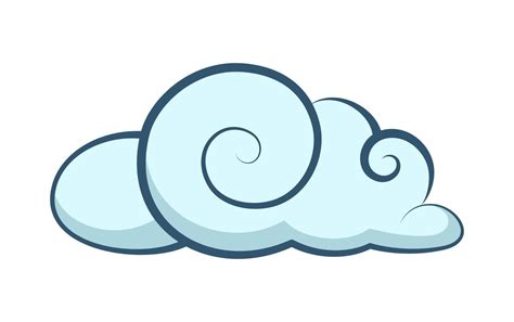 Cute Clouds Vector Cartoon Illustration Background Element 15697137