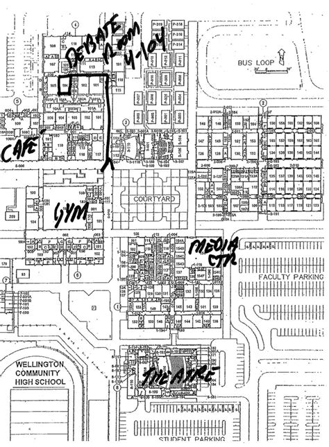 Map Of Wellington High School The Red Dawn Debaters