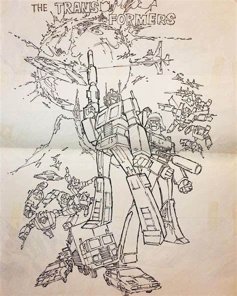 Newly Discovered Concept Art From The Generation 1 Transformers Cartoon Ravage Blue Bluestreak