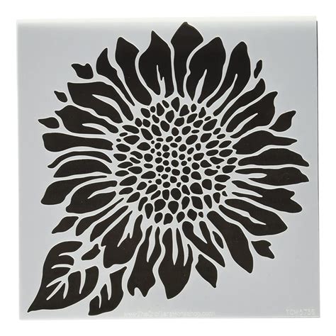 Buy Stencil 6in X 6in Joyful Sunflower