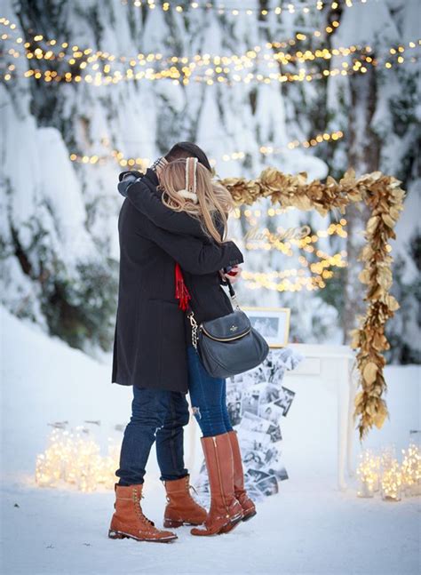 Magical Winter Wonderland Proposal Inspired By This Winter