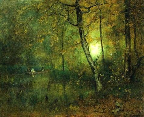 George Inness Pool In The Woods Painting By Les Classics Pixels
