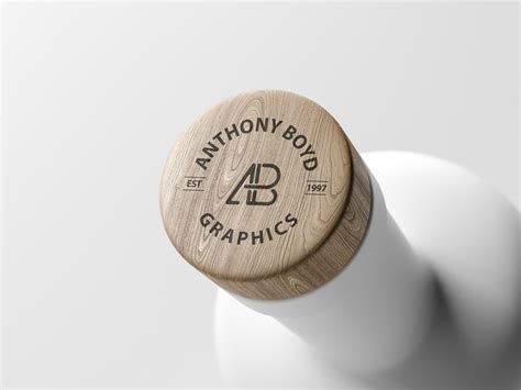 Download Wooden Bottle Cap Mockup | Mockup World