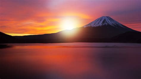 Mount Fuji At Sunrise Japan Windows 10 Spotlight Images Mount Fuji