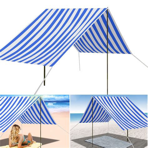 330x180cm Portable Beach Tent Uv Sun Shade Shelter Canopy Outdoor Picnic Camping Beach Tent