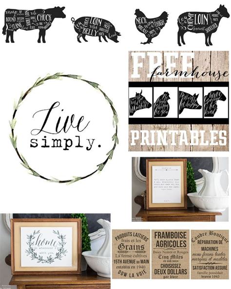 Farmhouse Printables For Every Room In Your Home Farmhouse