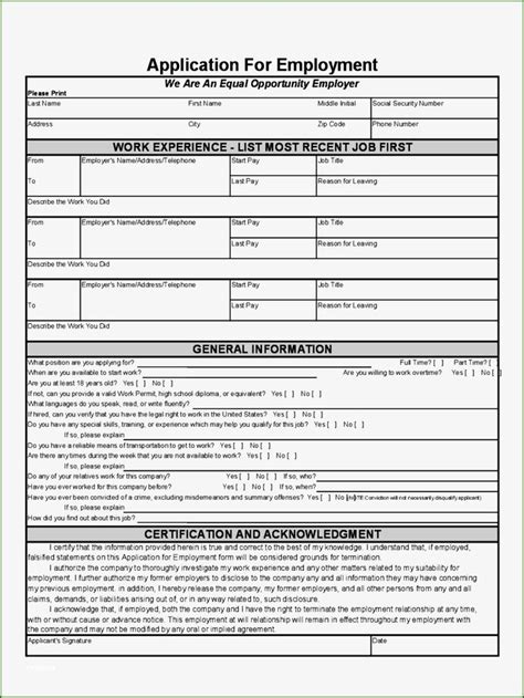 Different templates for different jobs. 13 Great Job Application Template Pdf 2020 in 2020 ...