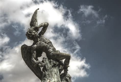 His upper torso, arms, and l'ange du mal is among six statues featured in a painting by pierre langlet nl, the guillaume shifts the direction of the fallen angel's gaze so that it leads away from the body, and his lucifer's knees. Lessons from Lucifer, by Tracy Cochran | Parabola Essays
