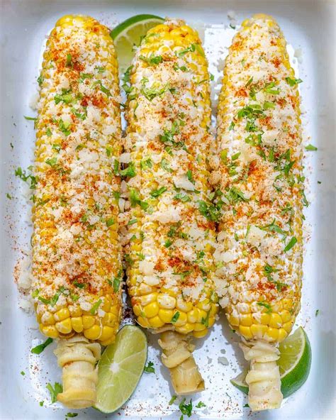 Healthy Mexican Street Corn | Recipe | Healthy mexican, Corn recipes healthy, Healthy fitness meals