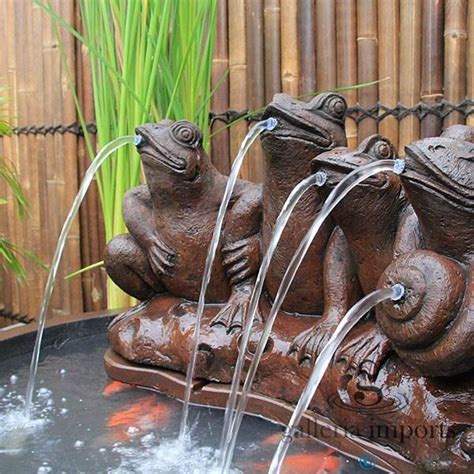 Frog In The Pond Fountain Pond Fountains Water Features In The