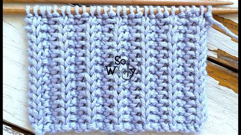 New Two Row Repeat Stitch Pattern Perfect For Knitting Scarves No